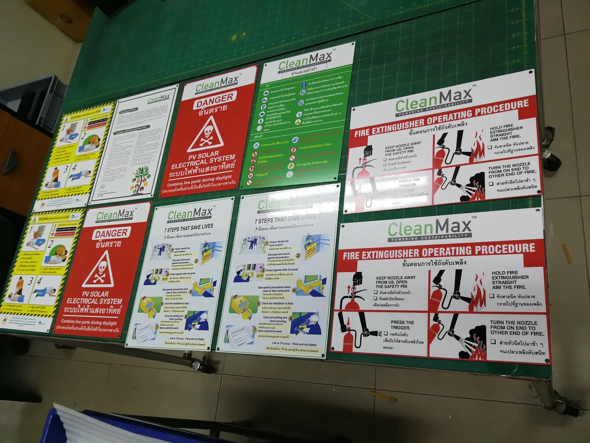 ป้ายเตือนความปลอดภัย ISO 7010 — งานคลังสินค้า